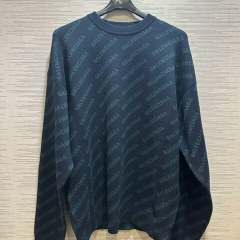 💎Han's house精品服飾💎 Balenciaga 巴黎世家 毛衣 男女共穿 義大利製 正常版 內標拆掉可雙面穿 現貨 S  原價48500