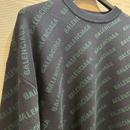 💎Han's house精品服飾💎 Balenciaga 巴黎世家 毛衣 男女共穿 義大利製 正常版 內標拆掉可雙面穿 現貨 S  原價48500-3