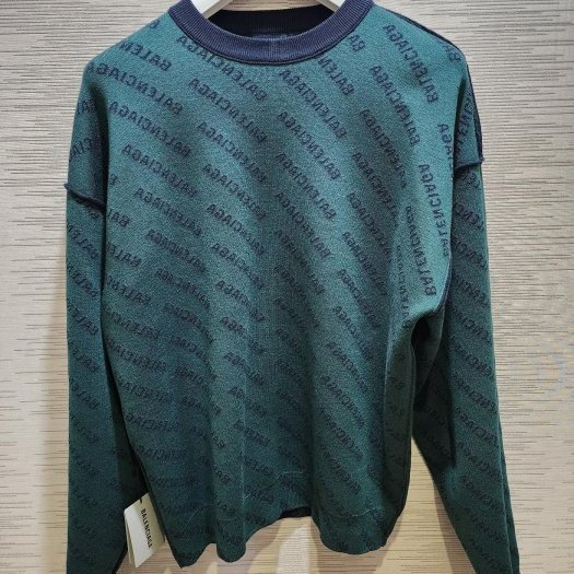 💎Han's house精品服飾💎 Balenciaga 巴黎世家 毛衣 男女共穿 義大利製 正常版 內標拆掉可雙面穿 現貨 S  原價48500-4