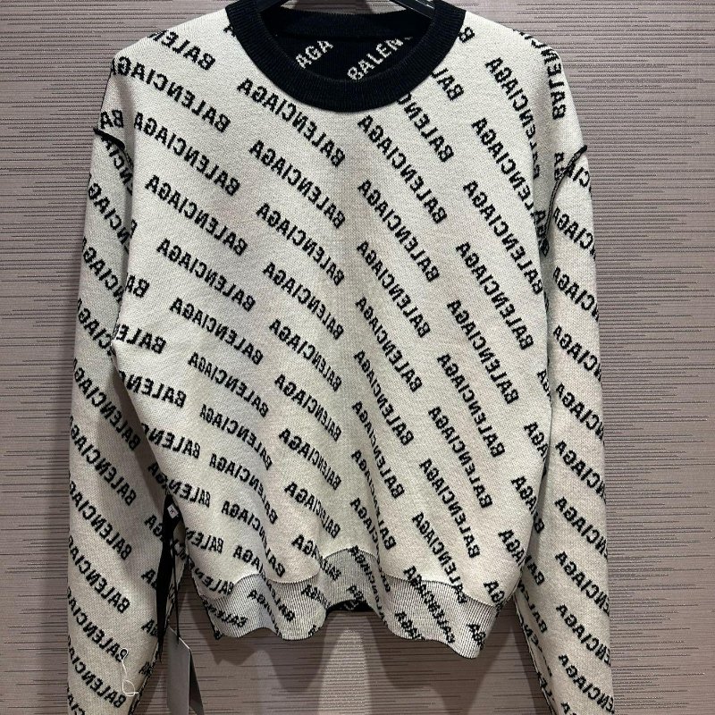 💎Han's house精品服飾💎Balenciaga 巴黎世家 毛衣 男女共穿 義大利製  內標拆掉可雙面穿 原價48500-3
