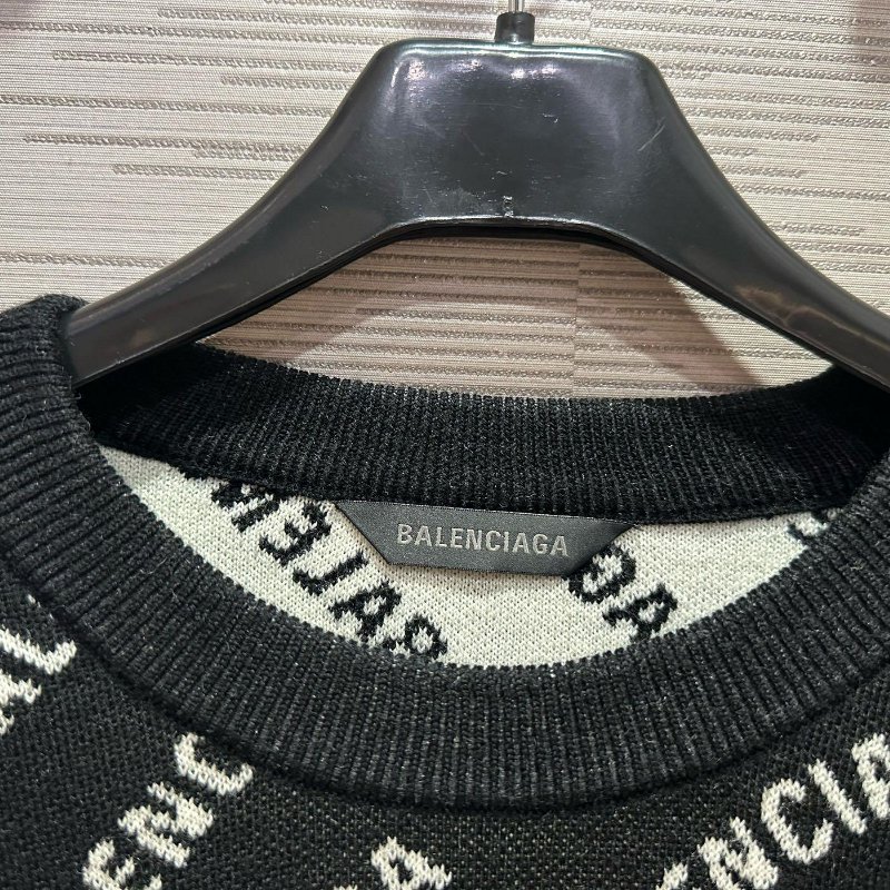💎Han's house精品服飾💎Balenciaga 巴黎世家 毛衣 男女共穿 義大利製  內標拆掉可雙面穿 原價48500-4