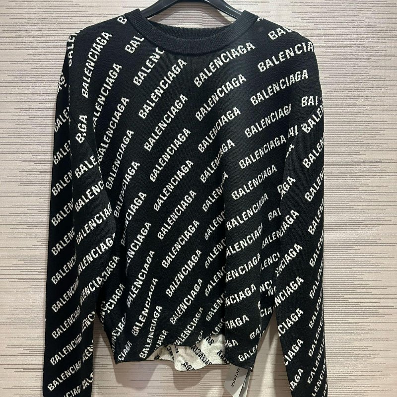 💎Han's house精品服飾💎Balenciaga 巴黎世家 毛衣 男女共穿 義大利製  內標拆掉可雙面穿 原價48500-5