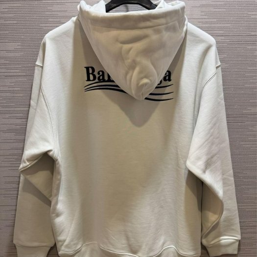💎Han's house精品服飾💎Balenciaga 巴黎世家 可樂 刺繡 帽T 寬版 現貨 XS 原價36900-1