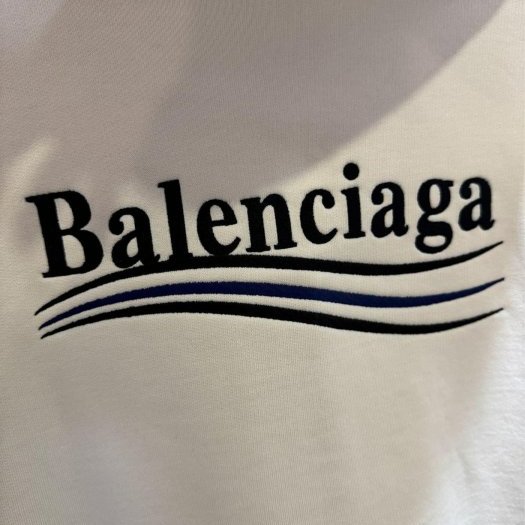 💎Han's house精品服飾💎Balenciaga 巴黎世家 可樂 刺繡 帽T 寬版 現貨 XS 原價36900-5