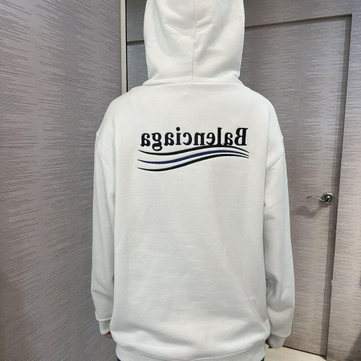 💎Han's house精品服飾💎Balenciaga 巴黎世家 可樂 刺繡 帽T 寬版 現貨 XS 原價36900-6