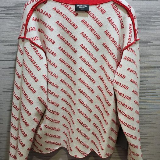 💎Han's house精品服飾💎Balenciaga 巴黎世家 毛衣 外套 開衫 義大利製 拆內標可雙面穿 現貨 S 原價47200-4