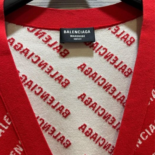 💎Han's house精品服飾💎Balenciaga 巴黎世家 毛衣 外套 開衫 義大利製 拆內標可雙面穿 現貨 S 原價47200-6