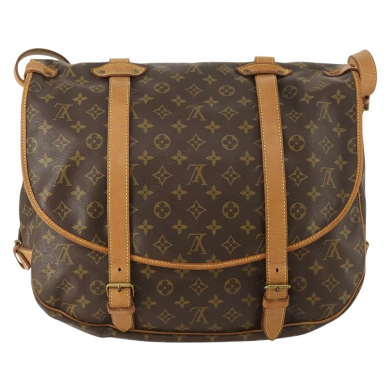 【日本直送】路易威登 Monogram Saumur 43 肩背包 M42252 LV Auth 175074A-1