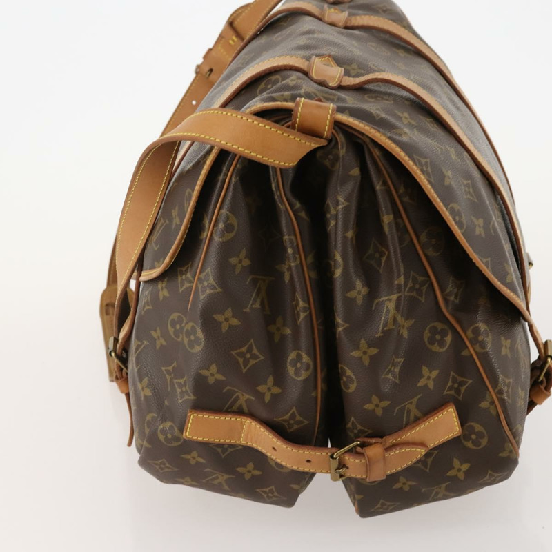【日本直送】路易威登 Monogram Saumur 43 肩背包 M42252 LV Auth 175074A-2