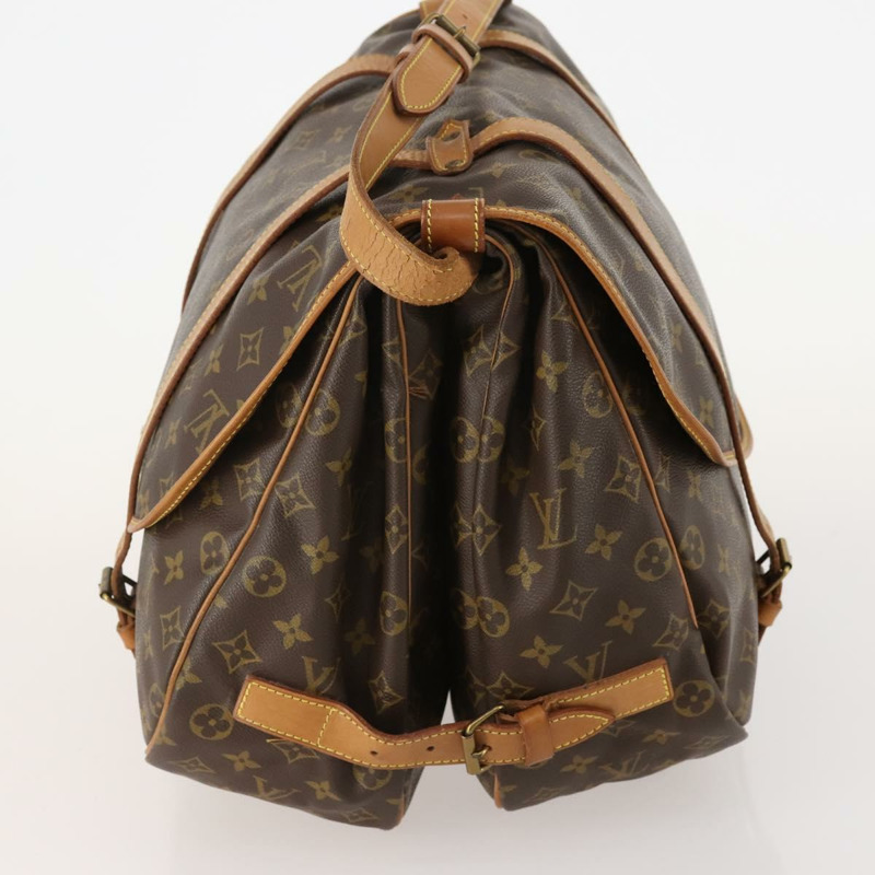 【日本直送】路易威登 Monogram Saumur 43 肩背包 M42252 LV Auth 175074A-3