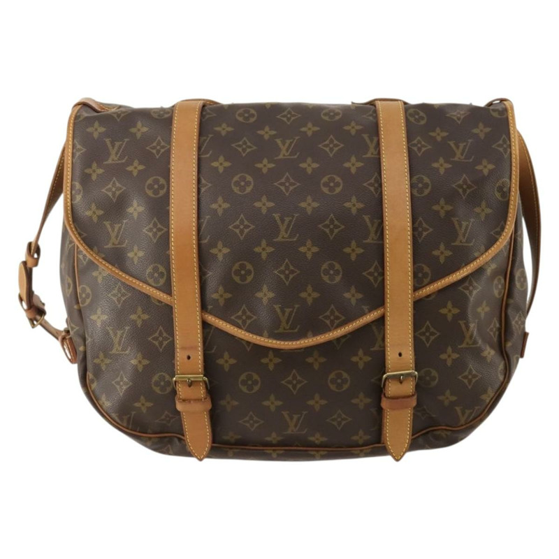 【日本直送】路易威登 Monogram Saumur 43 肩背包 M42252 LV Auth 175074A-12