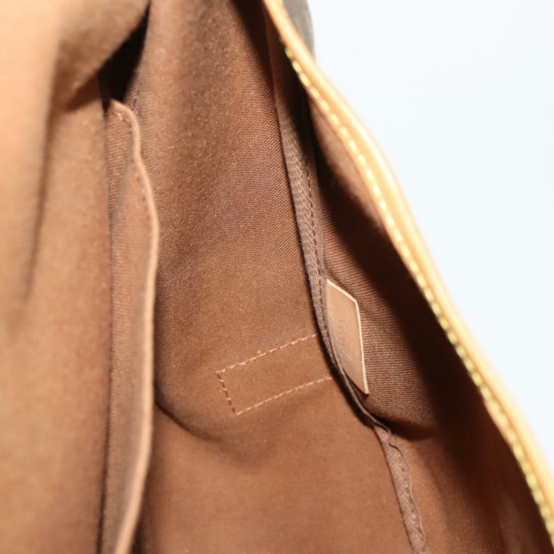 【日本直送】路易威登 Monogram Saumur 43 肩背包 M42252 LV Auth 175074A-24