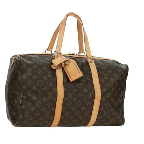 路易威登 Monogram Sac Souple 45 波士頓包 M41624 LV Auth 177968SAV