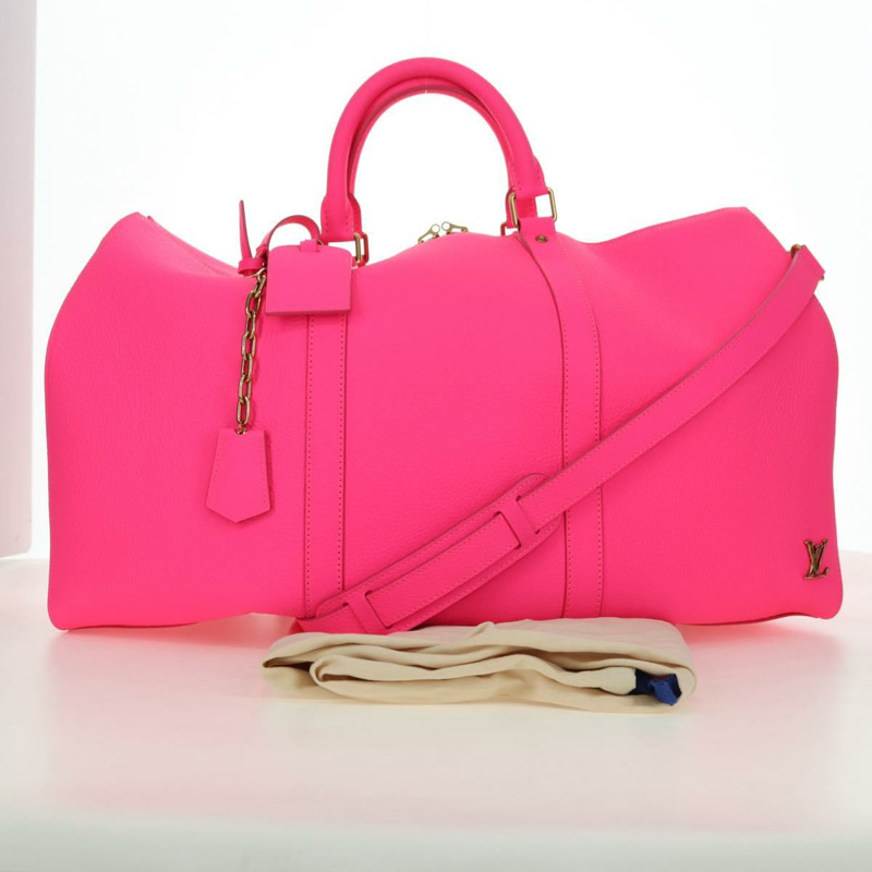 【日本直送】路易威登 Keepall Bandouliere 旅行包 Taurillon 皮革 M56925 LV 正品 178545SM-11