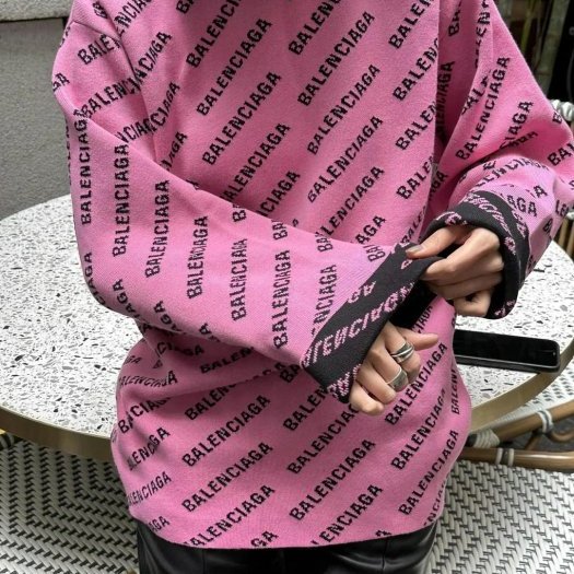 💎Han's house精品服飾💎 Balenciaga 巴黎世家 毛衣 義大利製 正常版 內標拆掉可雙面穿 現貨 M原價48500-8
