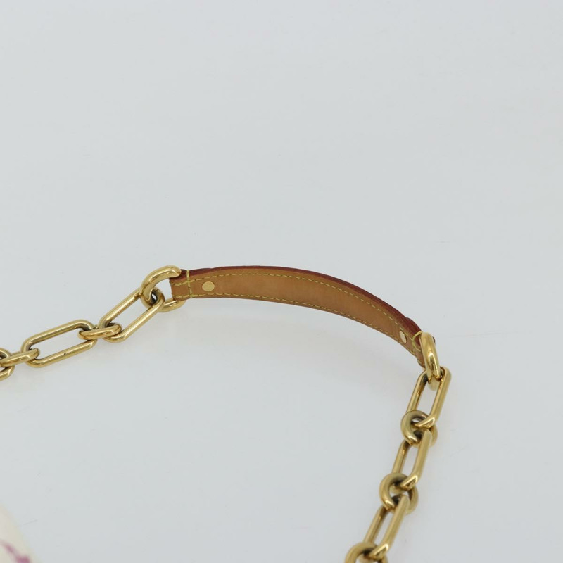 【日本直送】路易威登 Monogram Multicolor Judy GM 單肩包 白色 M40253 正品 ka4325V-13