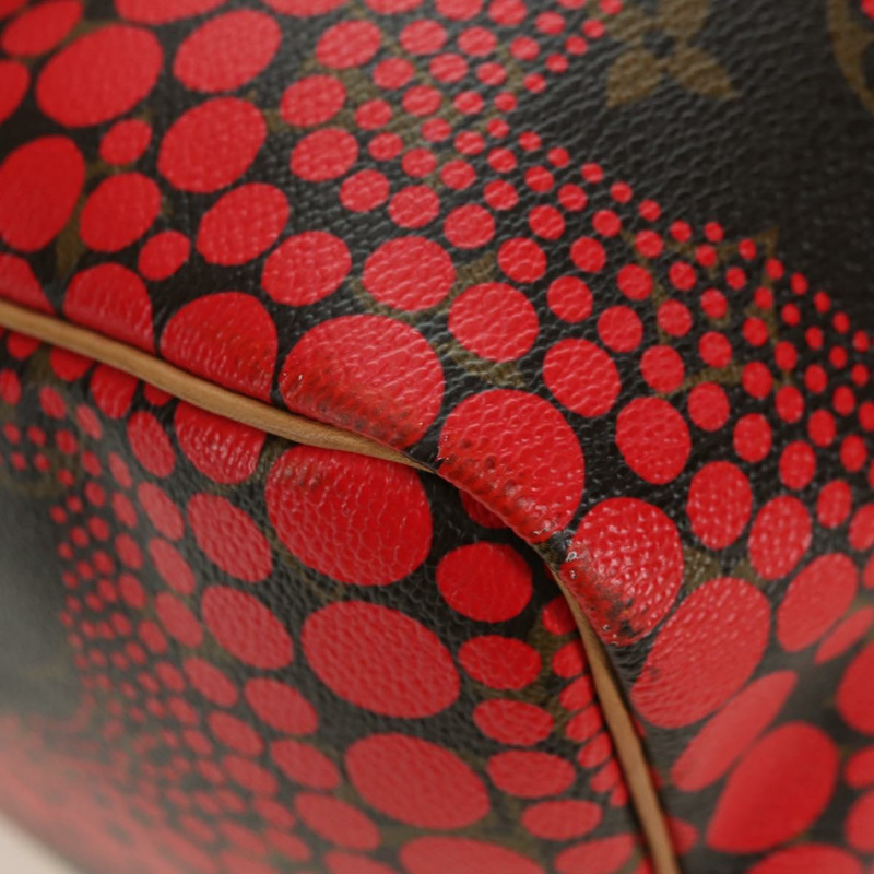 【日本直送】路易威登 Dot Infinity 草間彌生 Speedy 30 手袋 紅色 M40693 正品 179418SAM-7