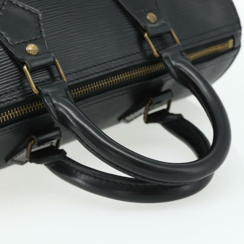 【日本直送】路易威登 Epi Speedy 25 手提包 黑色 M59042 LV 正品 178373A-6