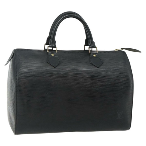 路易威登 Epi Speedy 30 手提包 Noir 黑色 M43002 LV 正品 179434A
