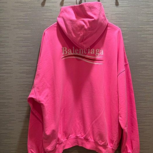 💎Han's house精品服飾💎Balenciaga 巴黎世家 可樂 雙面 刺繡 連帽 衛衣 寬版 男女共穿 現貨 S 原價36900-1