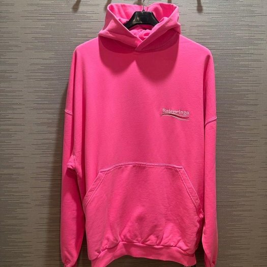 💎Han's house精品服飾💎Balenciaga 巴黎世家 可樂 雙面 刺繡 連帽 衛衣 寬版 男女共穿 現貨 S 原價36900-2