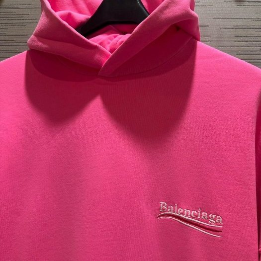 💎Han's house精品服飾💎Balenciaga 巴黎世家 可樂 雙面 刺繡 連帽 衛衣 寬版 男女共穿 現貨 S 原價36900-3