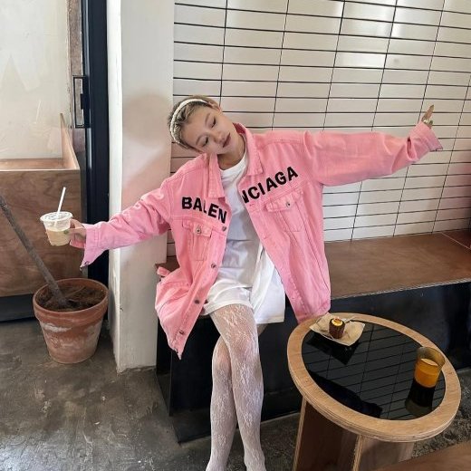 💎Han's house精品服飾💎Balenciaga 巴黎世家 刺繡 牛仔 外套 寬版 現貨S原價57000-3