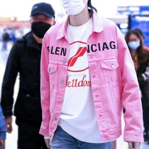 💎Han's house精品服飾💎Balenciaga 巴黎世家 刺繡 牛仔 外套 寬版 現貨S原價57000-4
