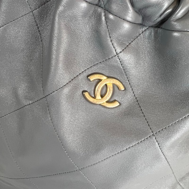 CHANEL 福袋包 羊皮灰 AS2170/保卡款30開-2