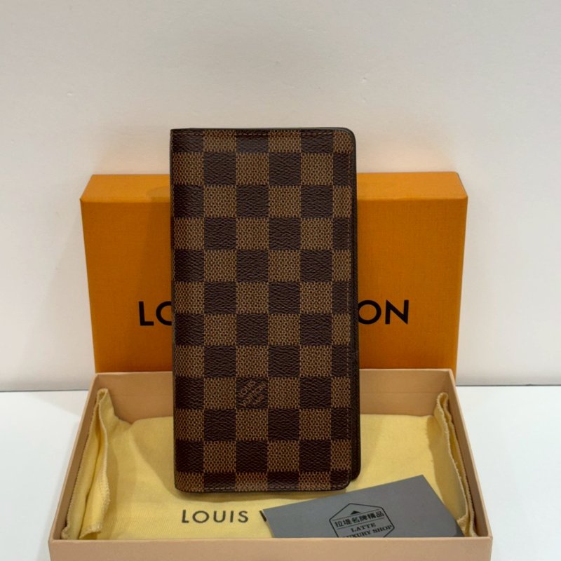 LV 對開 長夾/皮夾 N60017 93成新-1