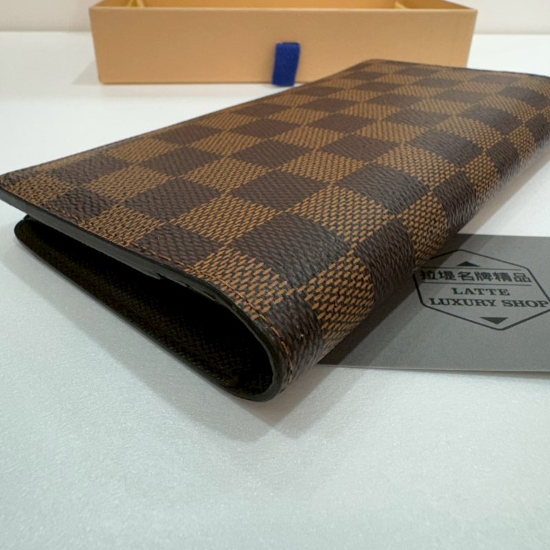 LV 對開 長夾/皮夾 N60017 93成新-3