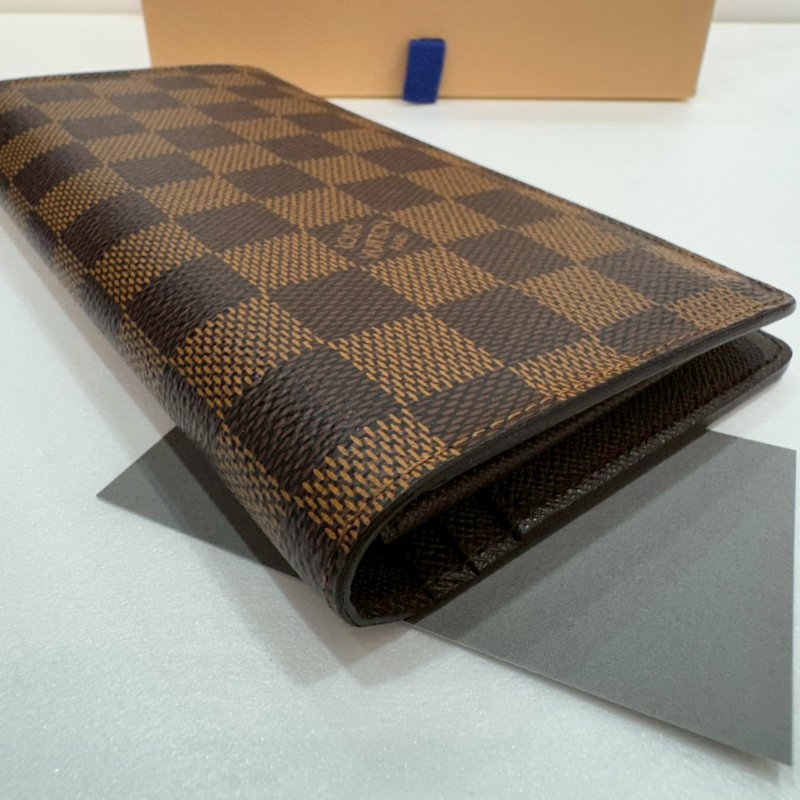 LV 對開 長夾/皮夾 N60017 93成新-5