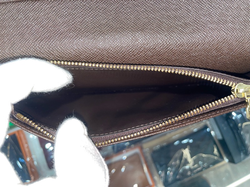 LV 對開 長夾/皮夾 N60017 93成新-12