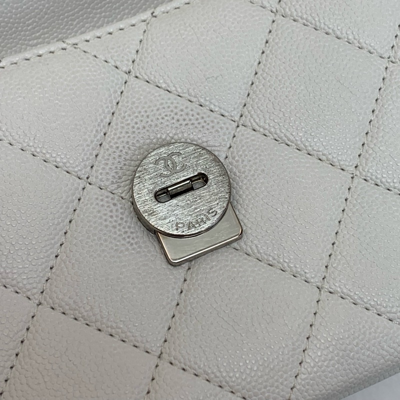 Chanel黑白琺瑯扣大Mini 熊貓配色🐼-9