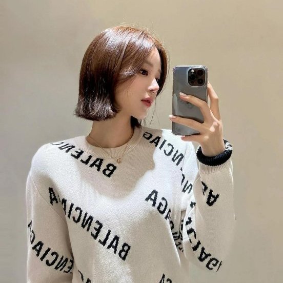 💎Han's house精品服飾💎 Balenciaga 巴黎世家 立體字 針織 毛衣 可手水洗 義大利製 寬版 拆內標可雙面穿 現貨 Ｓ 原價39000-5