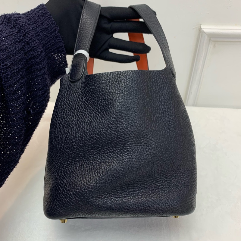 Hermes Picotin18 金扣配颶風藍 菜籃子18-2