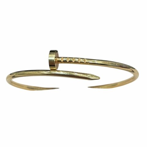 CARTIER 卡地亞 JUSTE UN CLOU 釘子手環 K18PG 16號