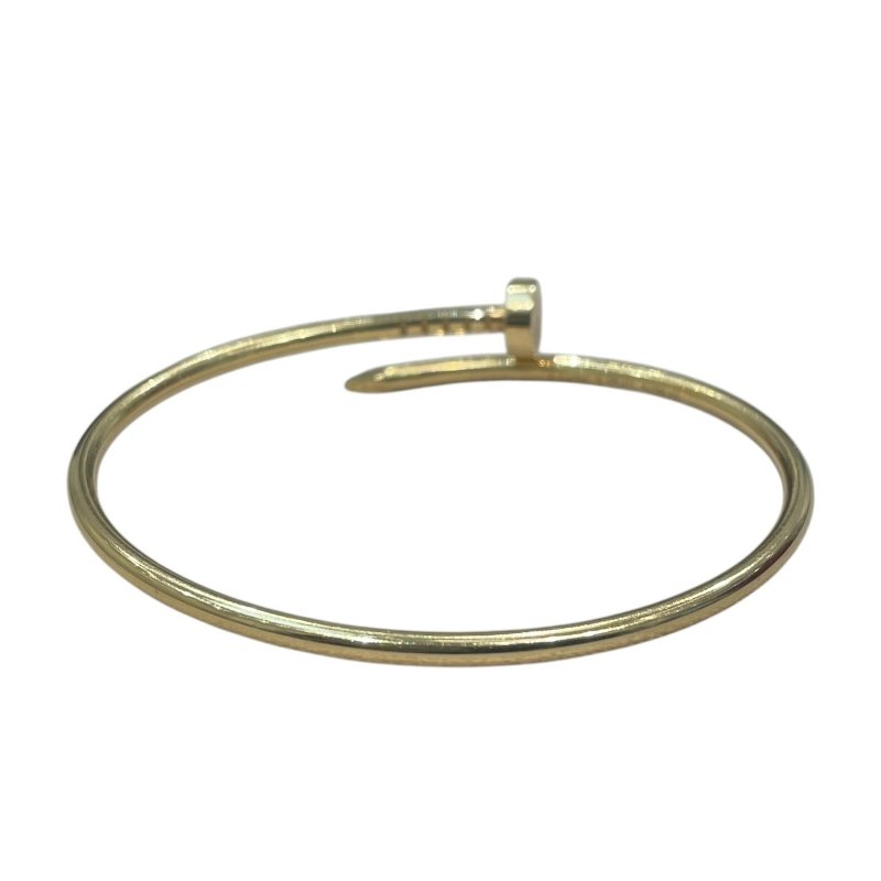 CARTIER 卡地亞 JUSTE UN CLOU 釘子手環 K18PG 16號-3