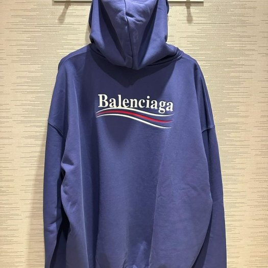 💎Han's house精品服飾💎Balenciaga 巴黎世家 可樂 雙面 刺繡 帽T 寬版 男女共穿 原價36900-1