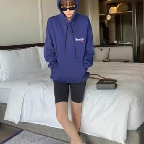 💎Han's house精品服飾💎Balenciaga 巴黎世家 可樂 雙面 刺繡 帽T 寬版 男女共穿 原價36900-5