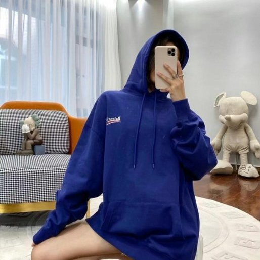 💎Han's house精品服飾💎Balenciaga 巴黎世家 可樂 雙面 刺繡 帽T 寬版 男女共穿 原價36900-6