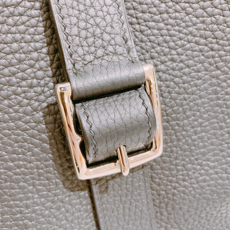 TW4858 Hermes 愛馬仕 手提單肩 斜背包 黑銀 Halzan 31 TC Noir x PHW-14