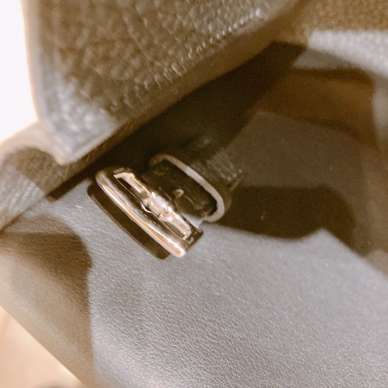 TW4858 Hermes 愛馬仕 手提單肩 斜背包 黑銀 Halzan 31 TC Noir x PHW-17