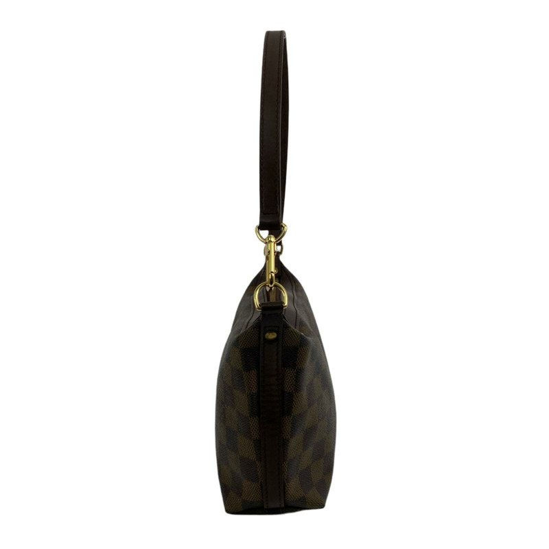 △ LOUIS VUITTON 路易·威登 Brown Coated Canvas Damier Irovo PM Shoulder Bag 啡色塗層帆布經典棋盤格紋肩背包 N51996-267009209-3