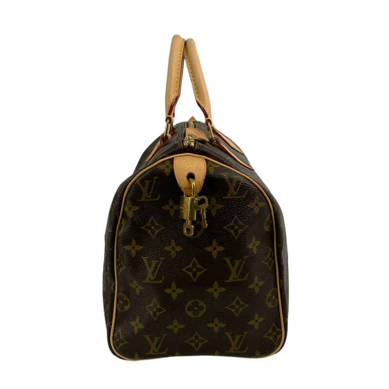 △ LOUIS VUITTON 路易·威登 Brown Coated Canvas Monogram Speedy 30  Handbag 啡色塗層帆布經典花紋手挽袋-267009298-3