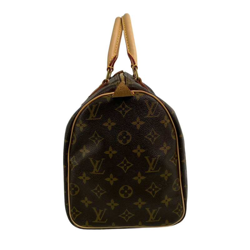 △ LOUIS VUITTON 路易·威登 Brown Coated Canvas Monogram Speedy 30  Handbag 啡色塗層帆布經典花紋手挽袋-267009298-4