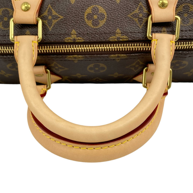 △ LOUIS VUITTON 路易·威登 Brown Coated Canvas Monogram Speedy 30  Handbag 啡色塗層帆布經典花紋手挽袋-267009298-11