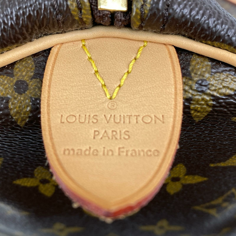 △ LOUIS VUITTON 路易·威登 Brown Coated Canvas Monogram Speedy 30  Handbag 啡色塗層帆布經典花紋手挽袋-267009298-13