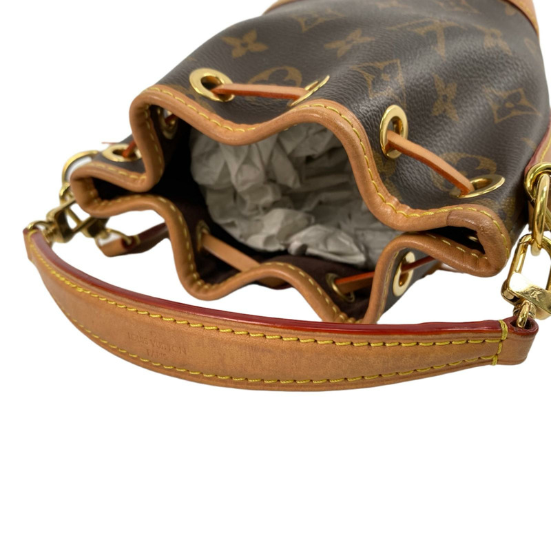 △ LOUIS VUITTON 路易·威登 Brown Coated Canvas Monogram Nano Noé 2 way bag 啡色塗層帆布經典老花兩用袋 M81266-267009194-11