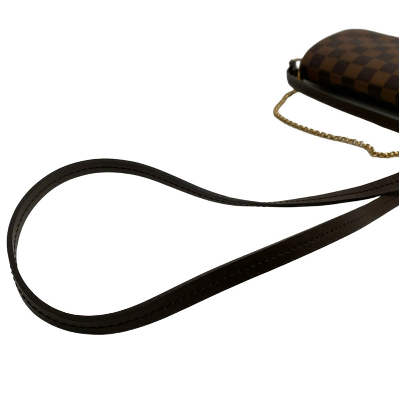 △ LOUIS VUITTON 路易·威登 Brown Coated Canvas Damier Favorite PM 2 way bag 啡色塗層帆布經典格紋兩用袋 N41276-267009395-10